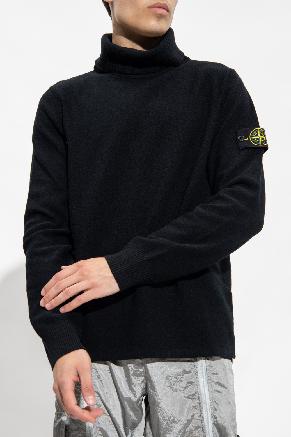 Stone Island Turtleneck sweater with logo | Men's Clothing | Vitkac